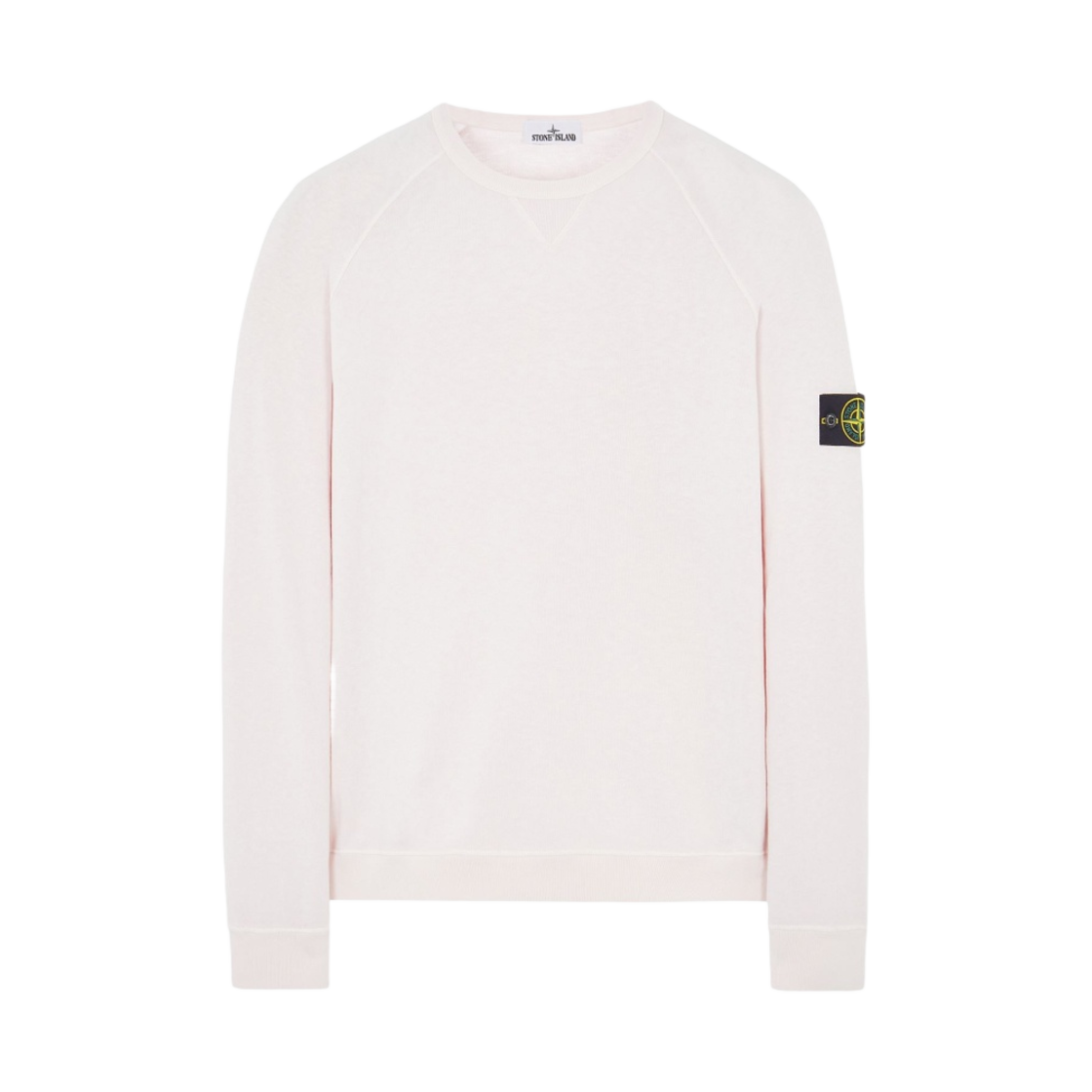 761566360-V0180 Stone Island 66360 Garment Dyed Malfile Fleece Crewneck Sweatshirt Pink - 22SS
