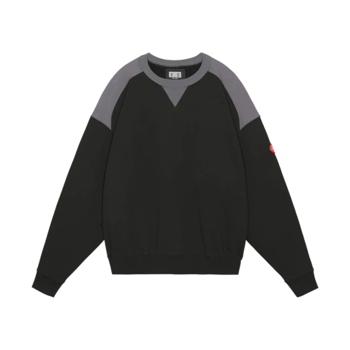 카브엠트 패널 숄더 크루넥 블랙 - 24FW