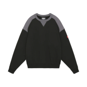 Cav Empt Panel Shoulder Crew Neck Black - 24FW