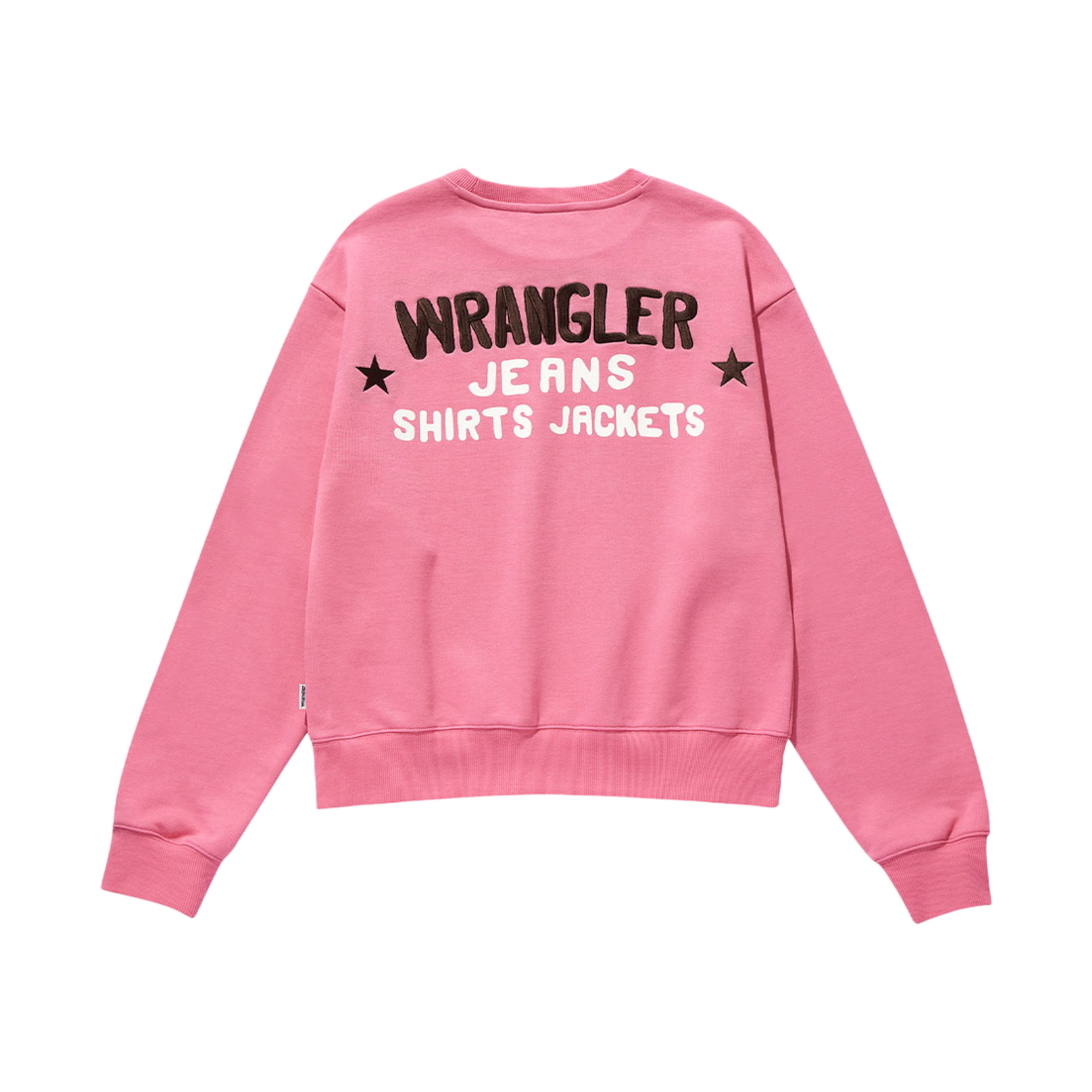 랭글러 스타 오리지널 레터링 스웻셔츠 핑크(Wrangler Star Original Lettering Sweatshirt Pink) - 1