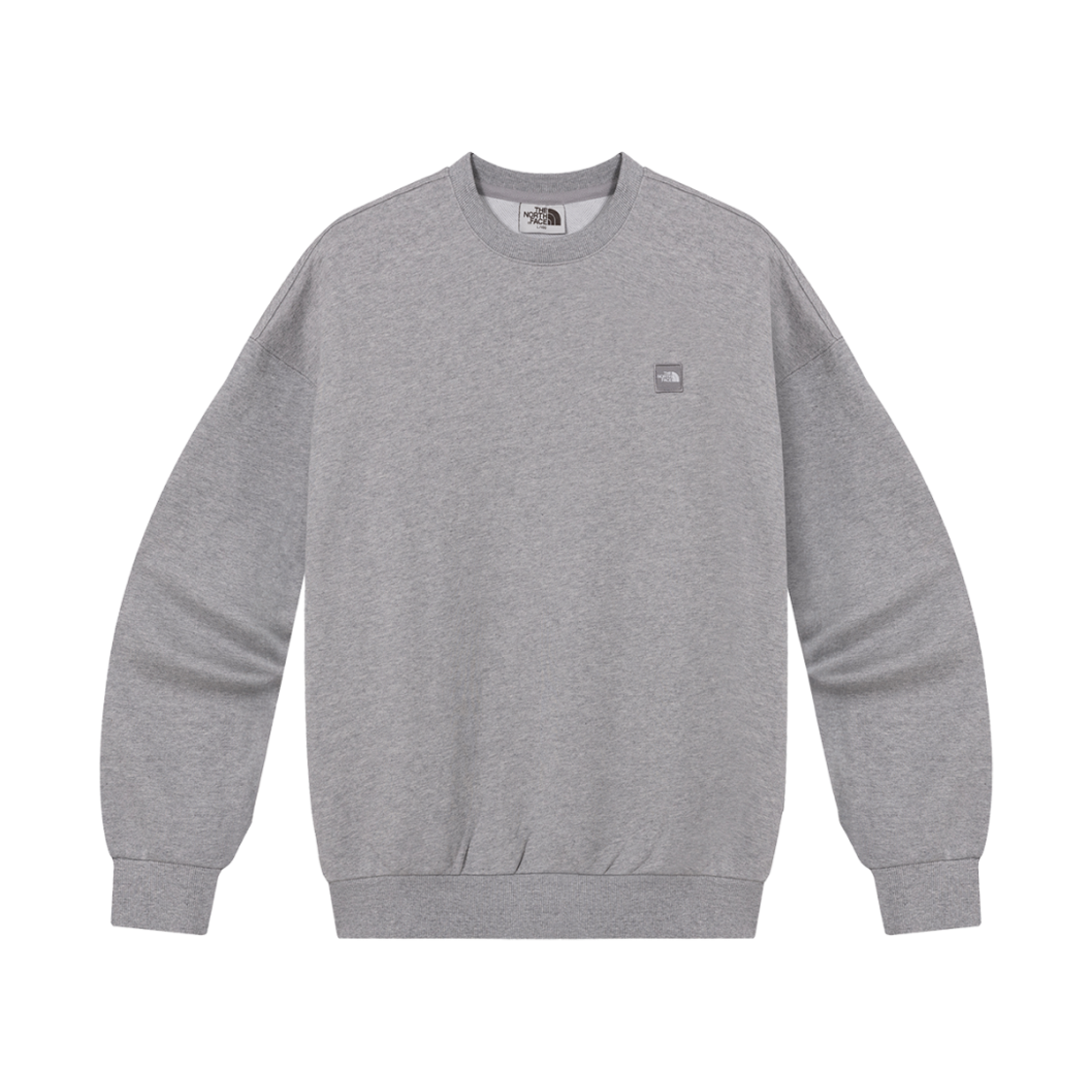 NM5MQ51K The North Face Mini Box Logo Sweatshirts Melange Grey