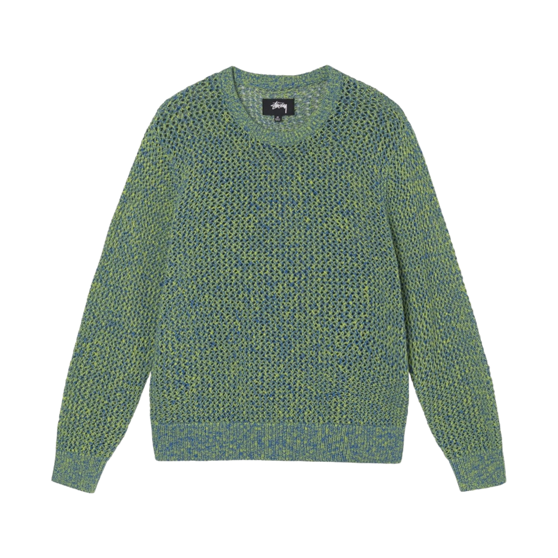 스투시 투톤 루즈 게이지 스웨터 그린(Stussy 2 Tone Loose Gauge Sweater Green) - 1