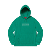 Supreme x Kaws Chalk Logo Hooded Sweatshirt Light Pine - 21SS