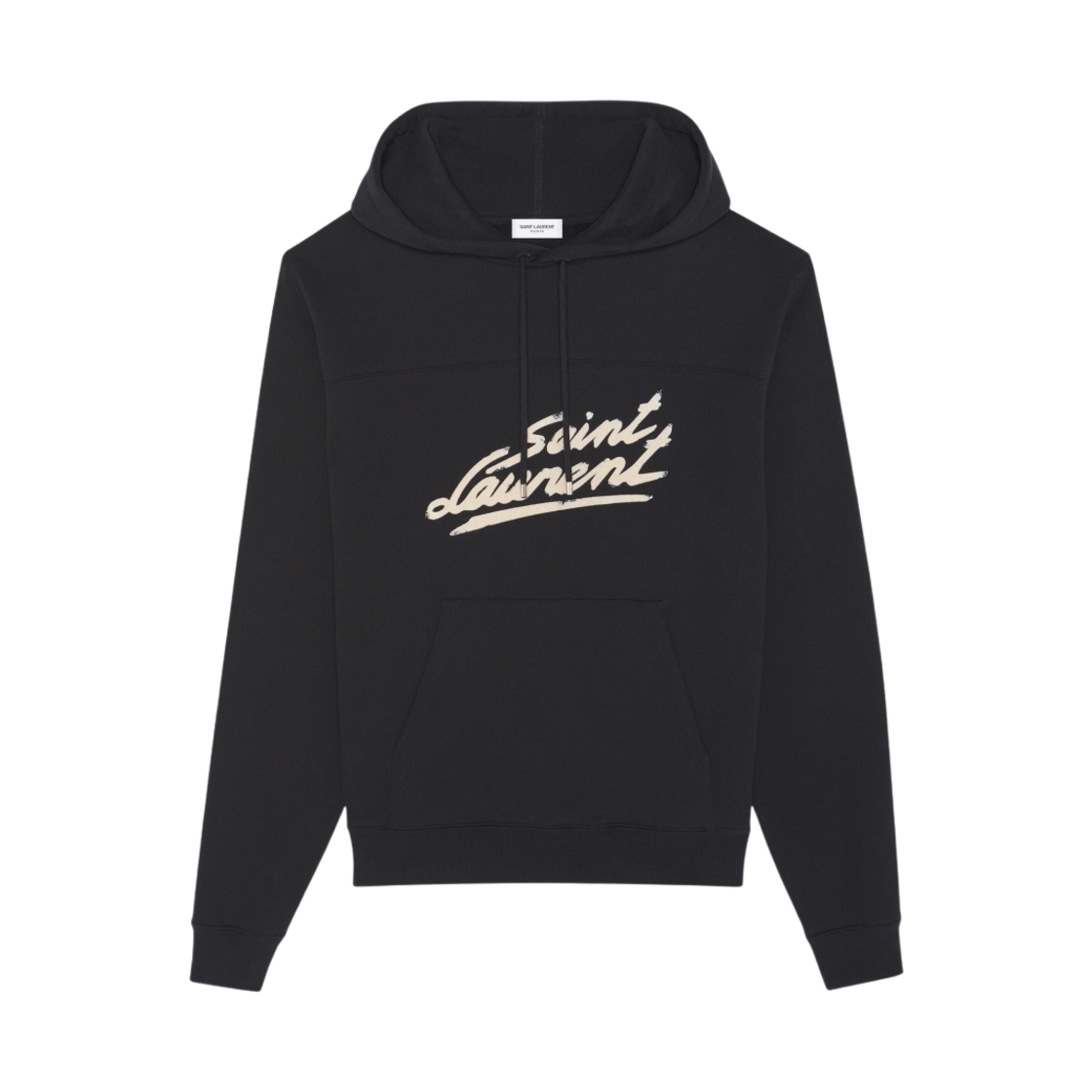 생로랑 50S 시그니쳐 후드 블랙(Saint Laurent 50S Signature Hoodie Black)