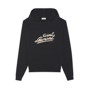 Saint Laurent 50S Signature Hoodie Black