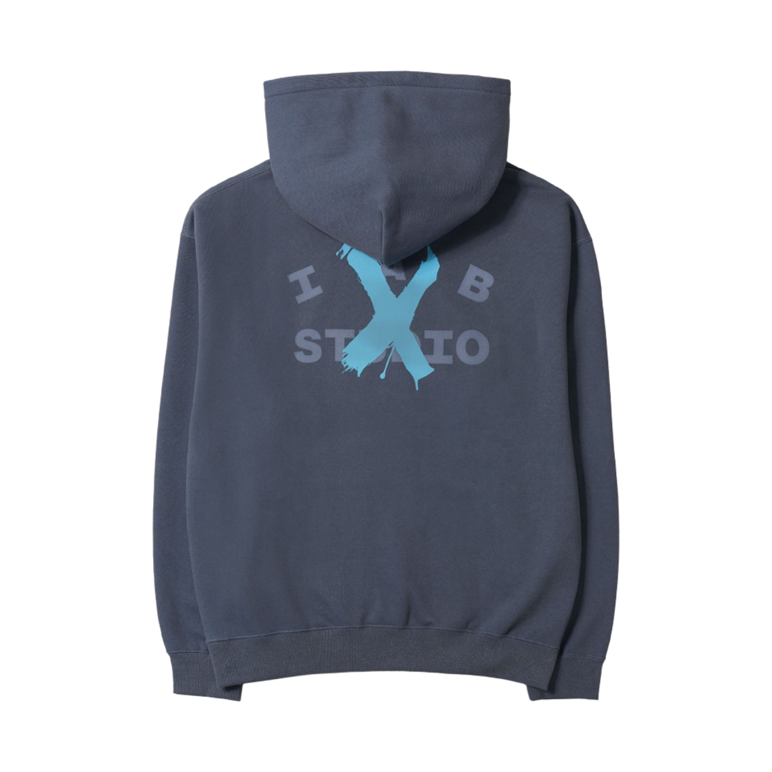 아이앱 스튜디오 x 아케인 징크스 후드 워시드 네이비 스카이 블루(IAB Studio x Arcane Jinx Hoodie Washed Navy Sky Blue)