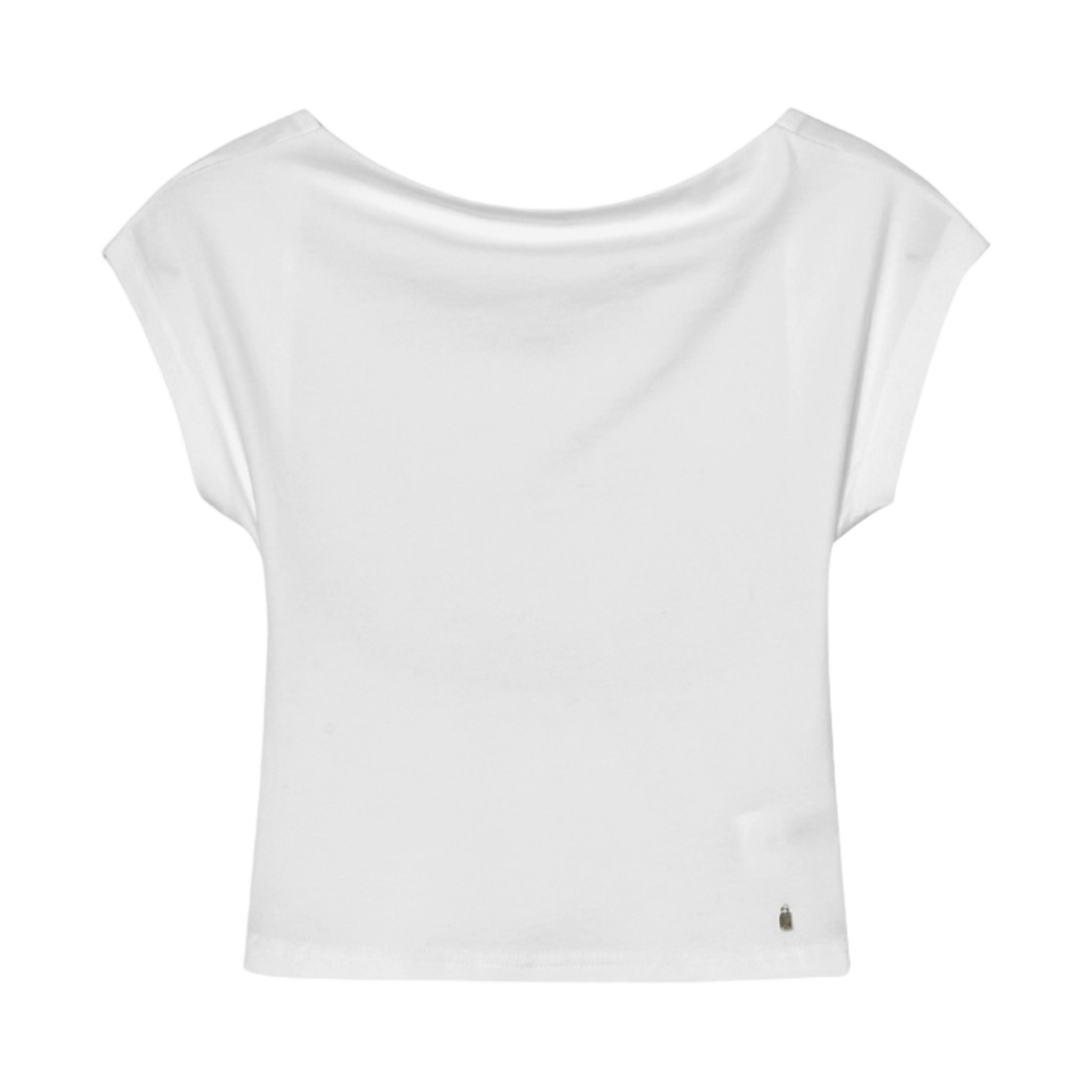 - (W) Glowny Denver Backless T-Shirt White
