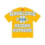 Supreme Overprint Knowledge S/S Top Gold - 24SS