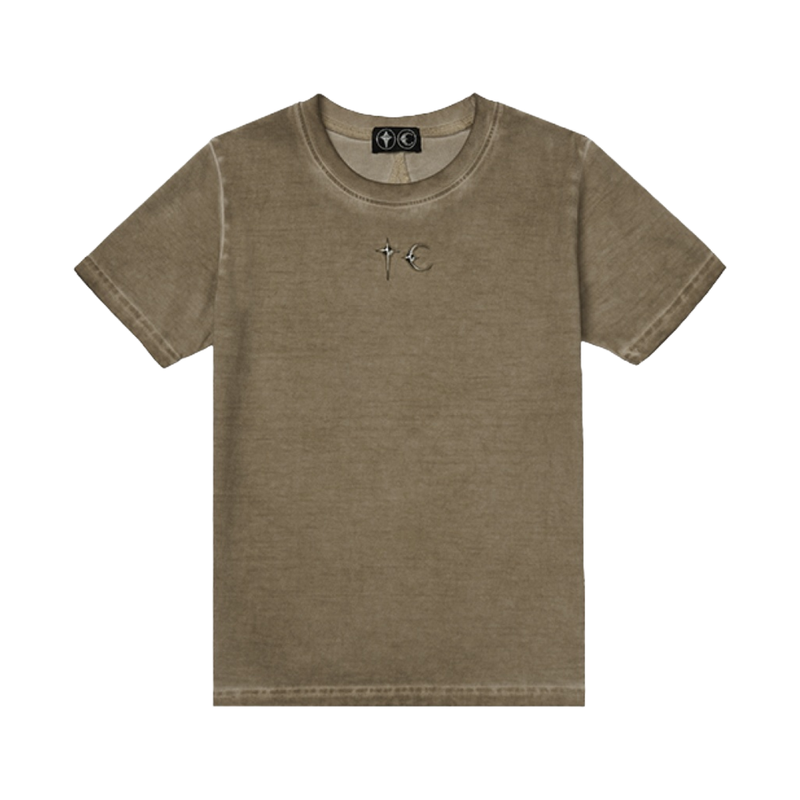 떠그 클럽 백 티셔츠 슬림 베이지(Thug Club Back T-Shirt Slim Beige)