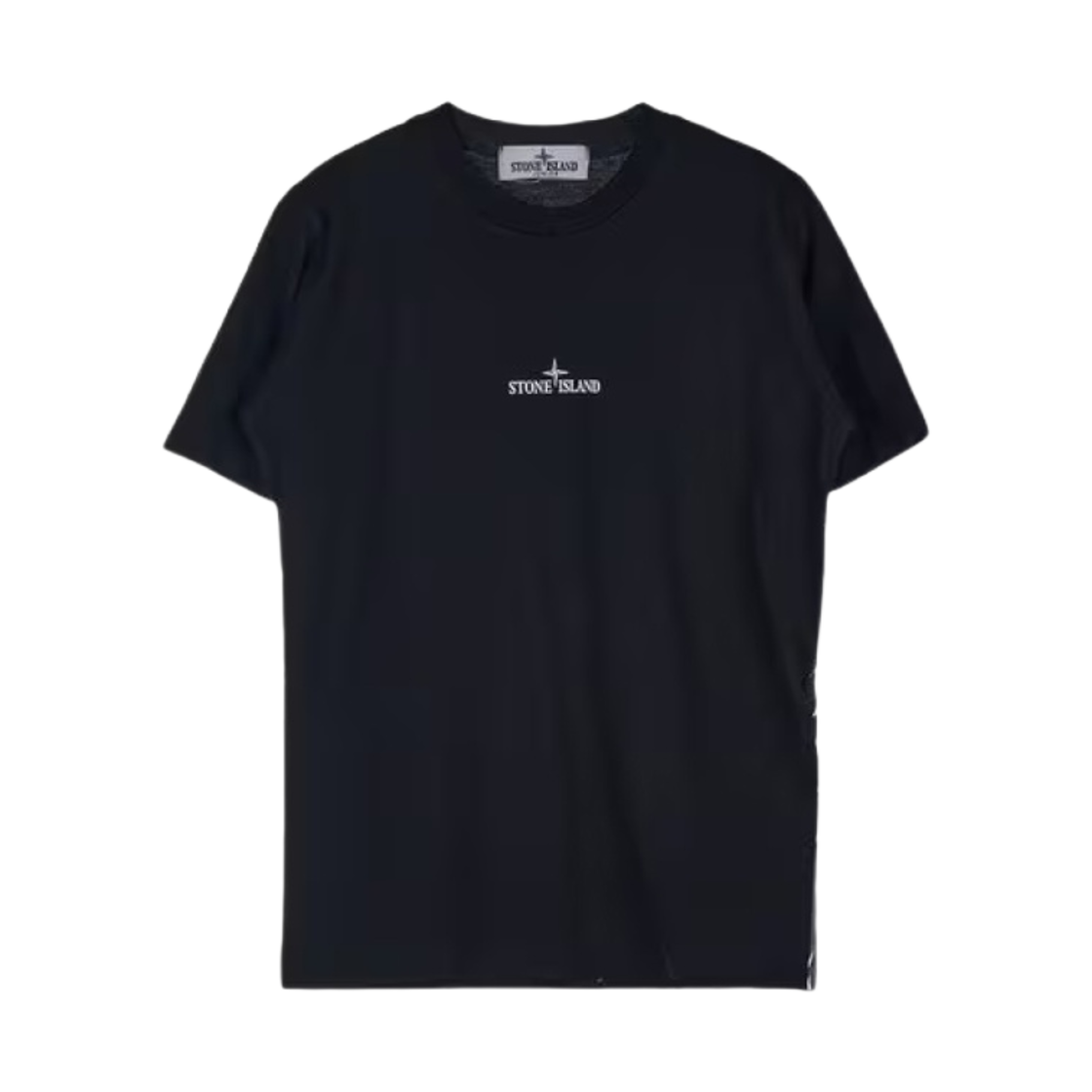 781621055-V0029 (Kids) Stone Island Drop One Shot T-Shirt Black - 23SS