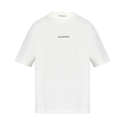 Acne Studios Stamp Logo Relaxed Fit T-Shirt Optic White