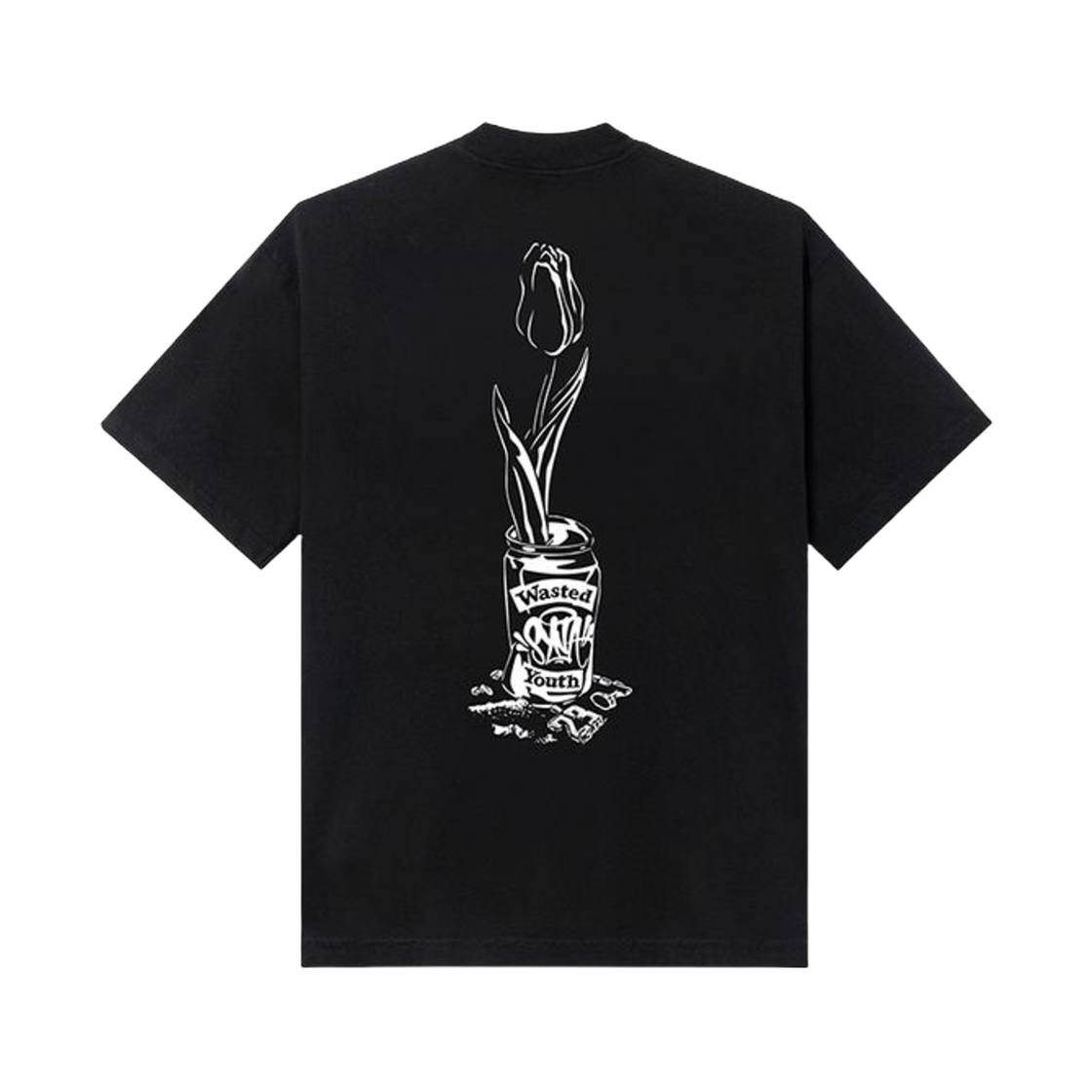 베르디 웨이스티드 유스 x 센트럴 씨 x 시나 월드 티셔츠 블랙(Verdy Wasted Youth x Central Cee x Syna World T-Shirt Black)