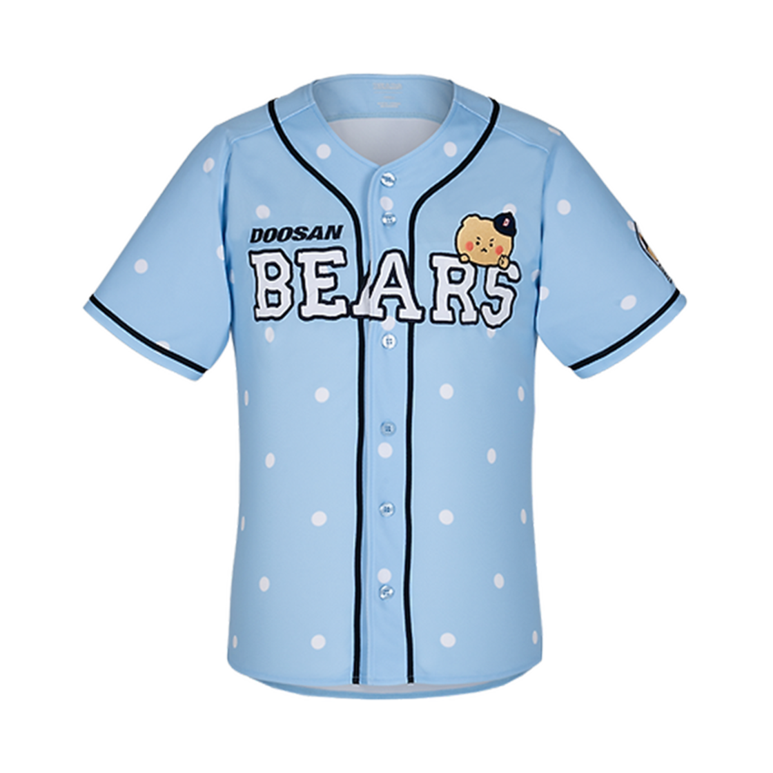 두산 베어스 x 망그러진곰 레플리카 유니폼 블루 (논 마킹 버전)(Doosan Bears x Manggom Replica Uniform Blue (Non Marking Ver.))