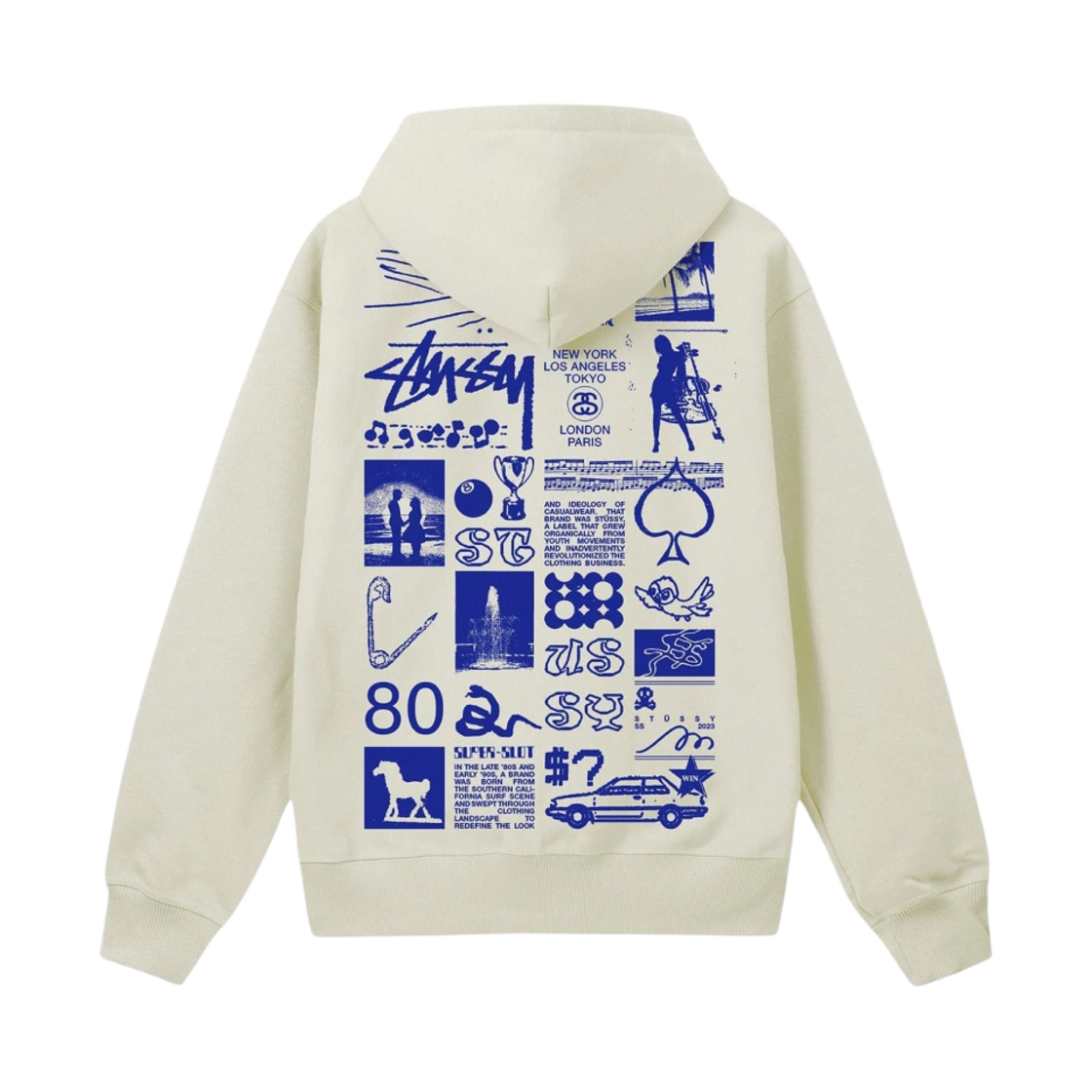 스투시 사라 후드 집업 스톤 | Stussy | KREAM