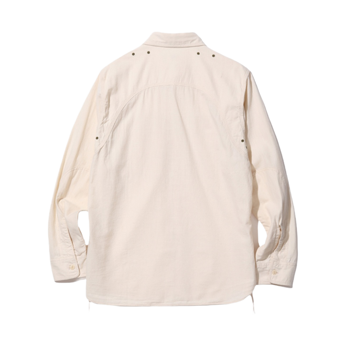 슈가 케인 5온즈 샴브레이 더블 숄더 워크 셔츠 오프화이트(Sugar Cane 5 oz. Chambray Double Shoulder Work Shirt Off White) - 2
