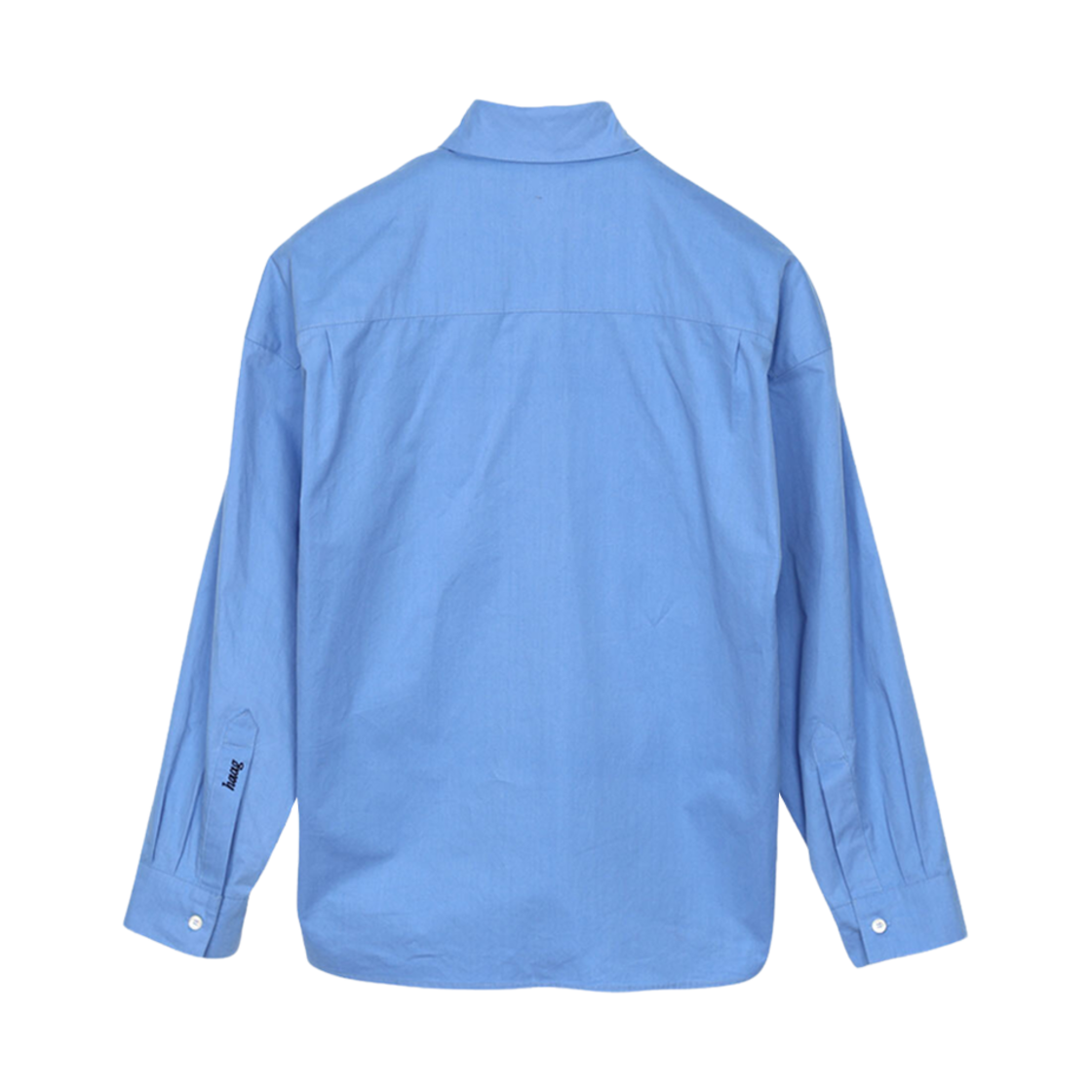 (W) 헤이그 어 실루엣 셔츠 블루((W) Haag A Silhouette Shirt Blue) - 3