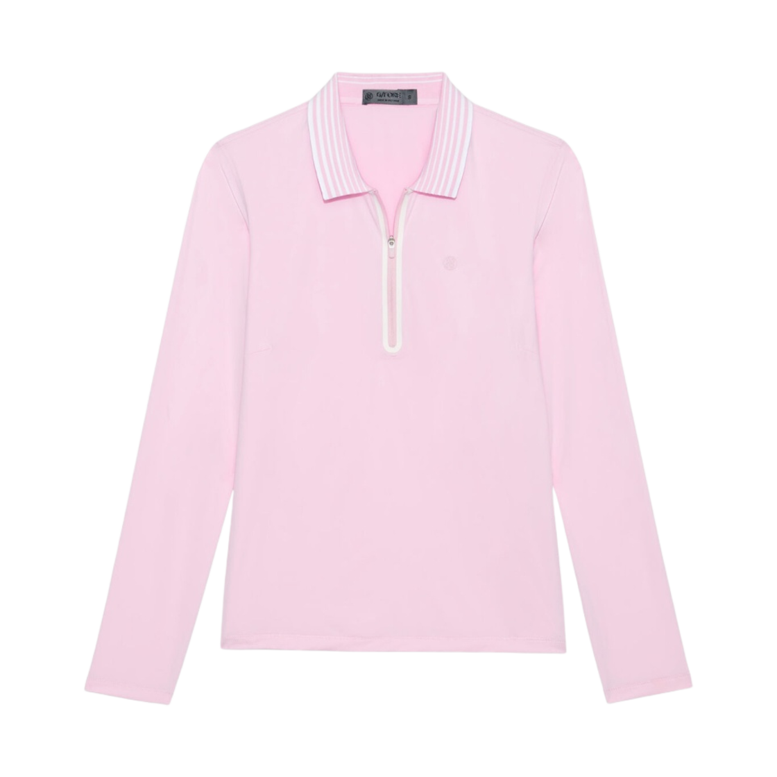 (W) 지포어 페더웨이트 집 폴로 라일락((W) G/Fore Featherweight Zip Polo Lilac) - 1