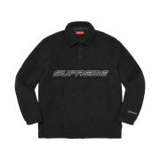 Supreme Polartec L/S Polo Black - 22FW