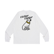 Victor Victor L/S T-Shirt White