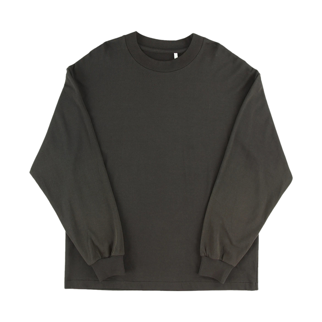 캡틴 선샤인 수빈 플레이트 롱슬리브 티셔츠 잉크 블랙(Kaptain Sunshine Suvin Plating L/S T-Shirt Ink Black)