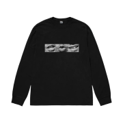 Stussy Phonetic Pigment Dyed LS T-Shirt Black