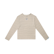 Huey Stripe Border Tee Light Grey