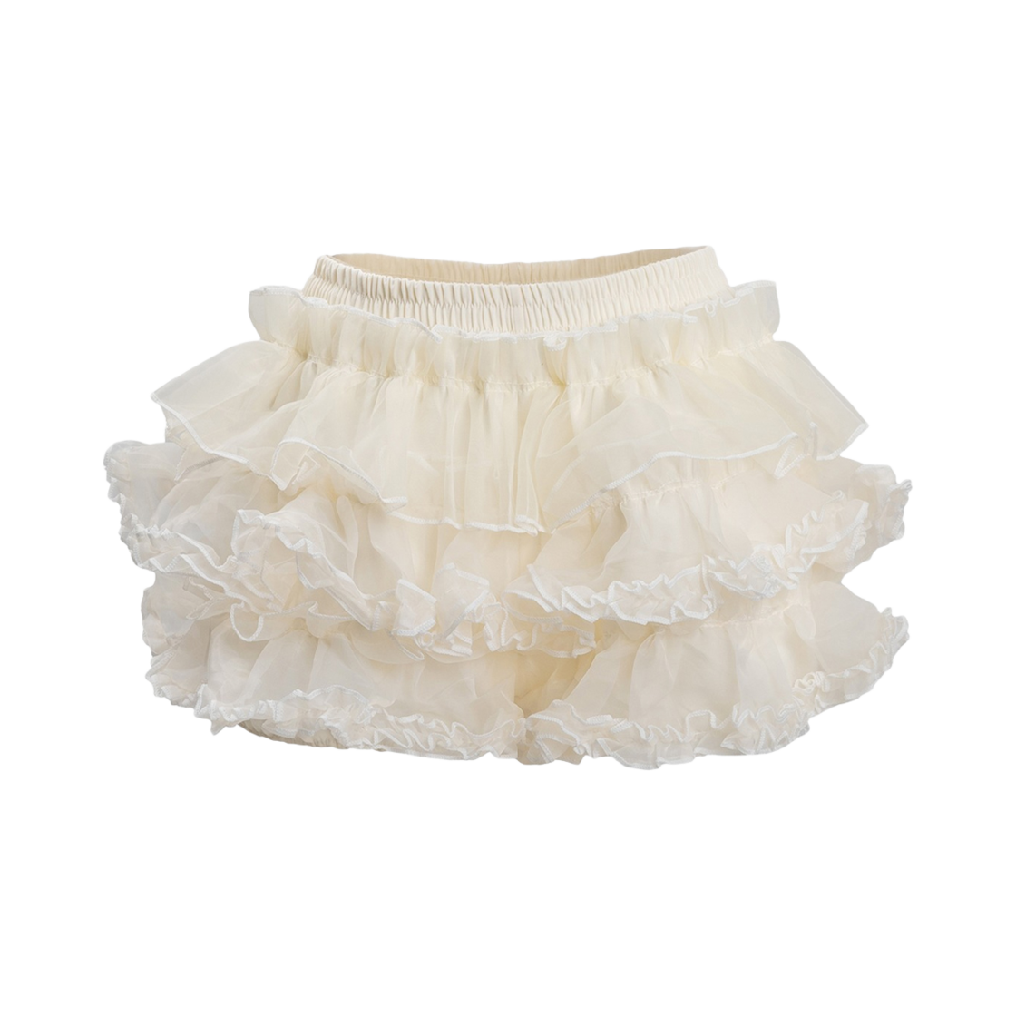 러프넥 튜튜 팬츠 스커트 크림(Roughneck Tutu pants skirt cream)