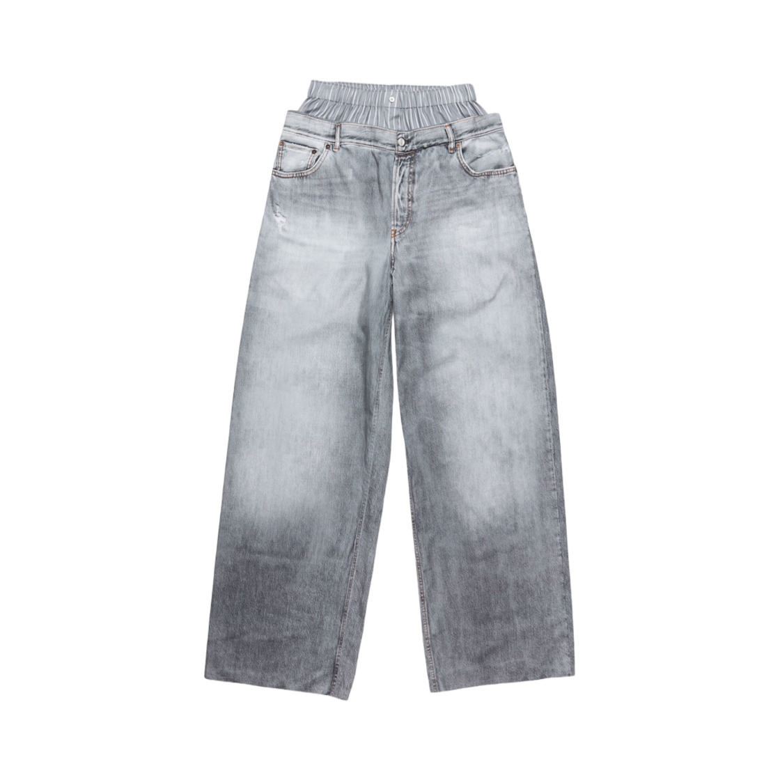 (W) 아크네 스튜디오 프린티드 트라우저 그레이((W) Acne Studios Printed Trousers Grey)