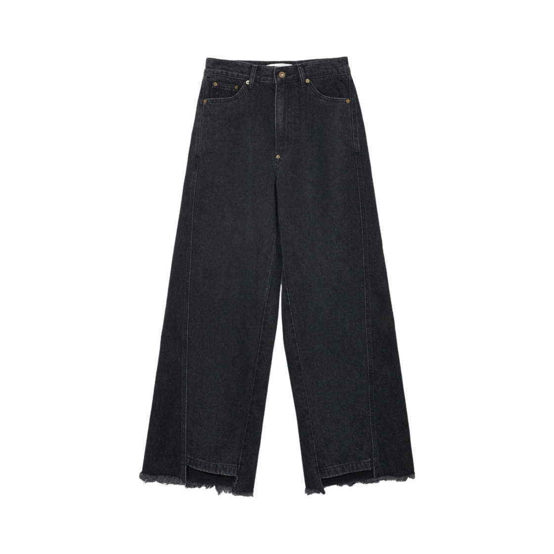 경 투톤 데님 팬츠 그레이(Gyeong Gyeong Two Tone Denim Pants Gray)