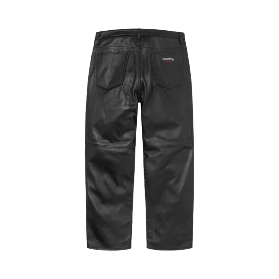 슈프림 레더 배기 5-포켓 진 블랙 - 24FW(Supreme Leather Baggy 5-Pocket Jean Black - 24FW) - 2