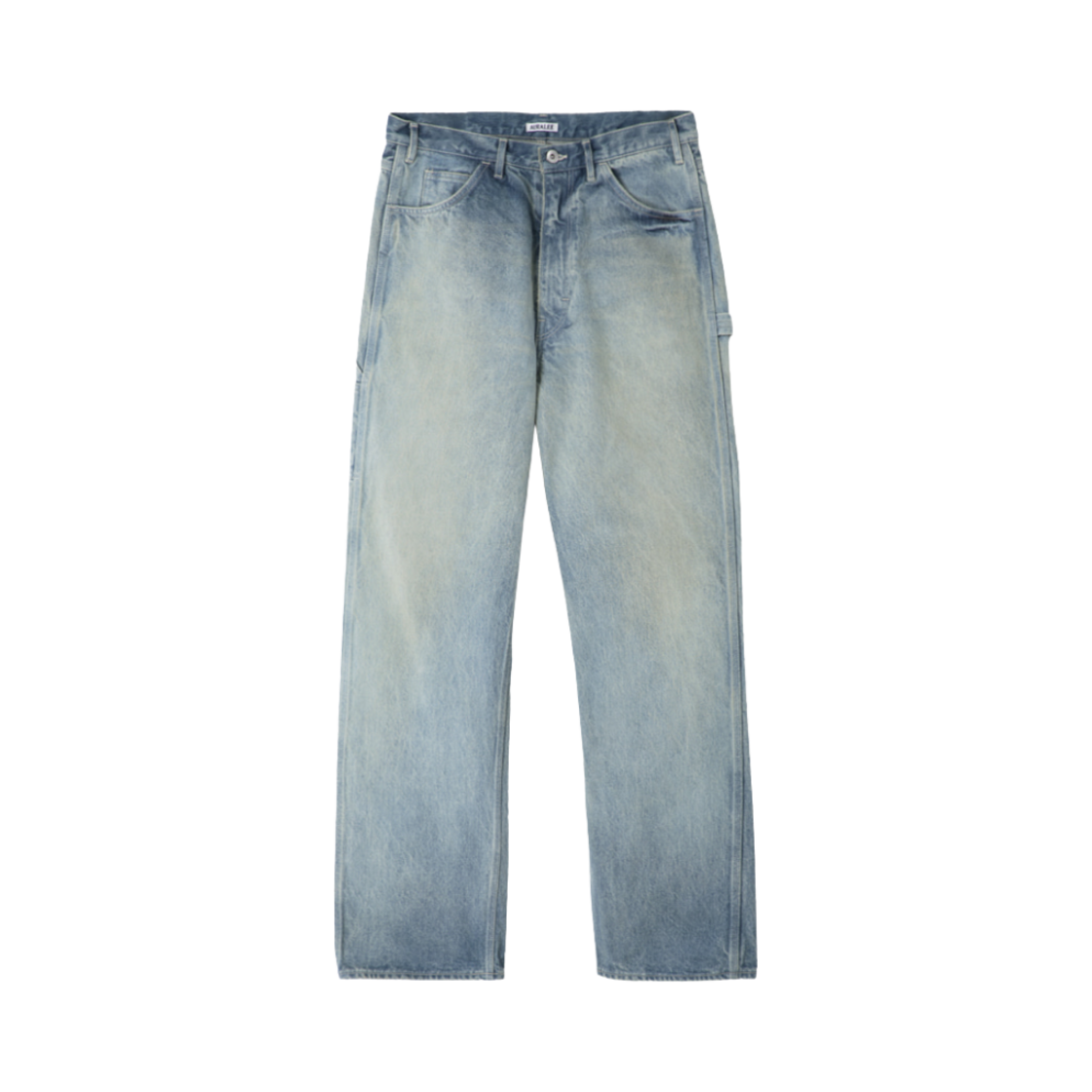 오라리 셀비지 페이디드 헤비 데님 페인터 팬츠 페이디드 인디고 - 24AW(Auralee Selvedge Faded Heavy Denim Painter Pants Faded Indigo - 24AW)