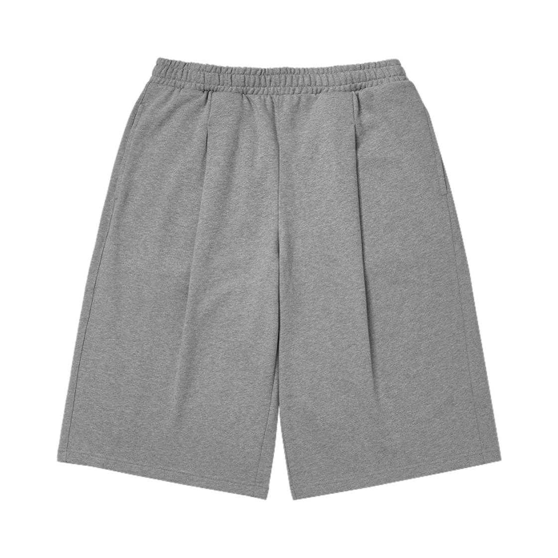 무신사 스탠다드 원 턱 롱 버뮤다 스웨트팬츠 미디움 그레이(Musinsa Standard One-Tuck Long Bermuda Sweatpants Medium Grey)