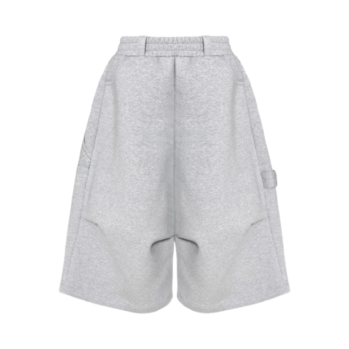 - MJD x Koin Seoul Wide Carpenter Bermuda Pants Melange Grey