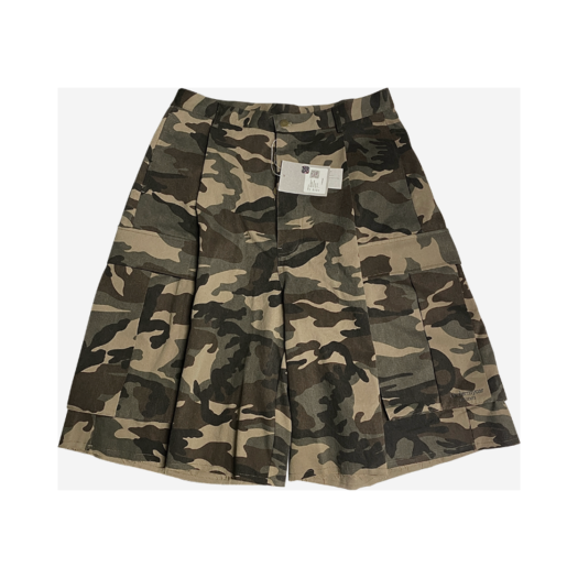 UMCM47CM Undermycar Mu.47 Anti Fxxking Logo Play Big Cargo Camo Shorts Camo Mocha