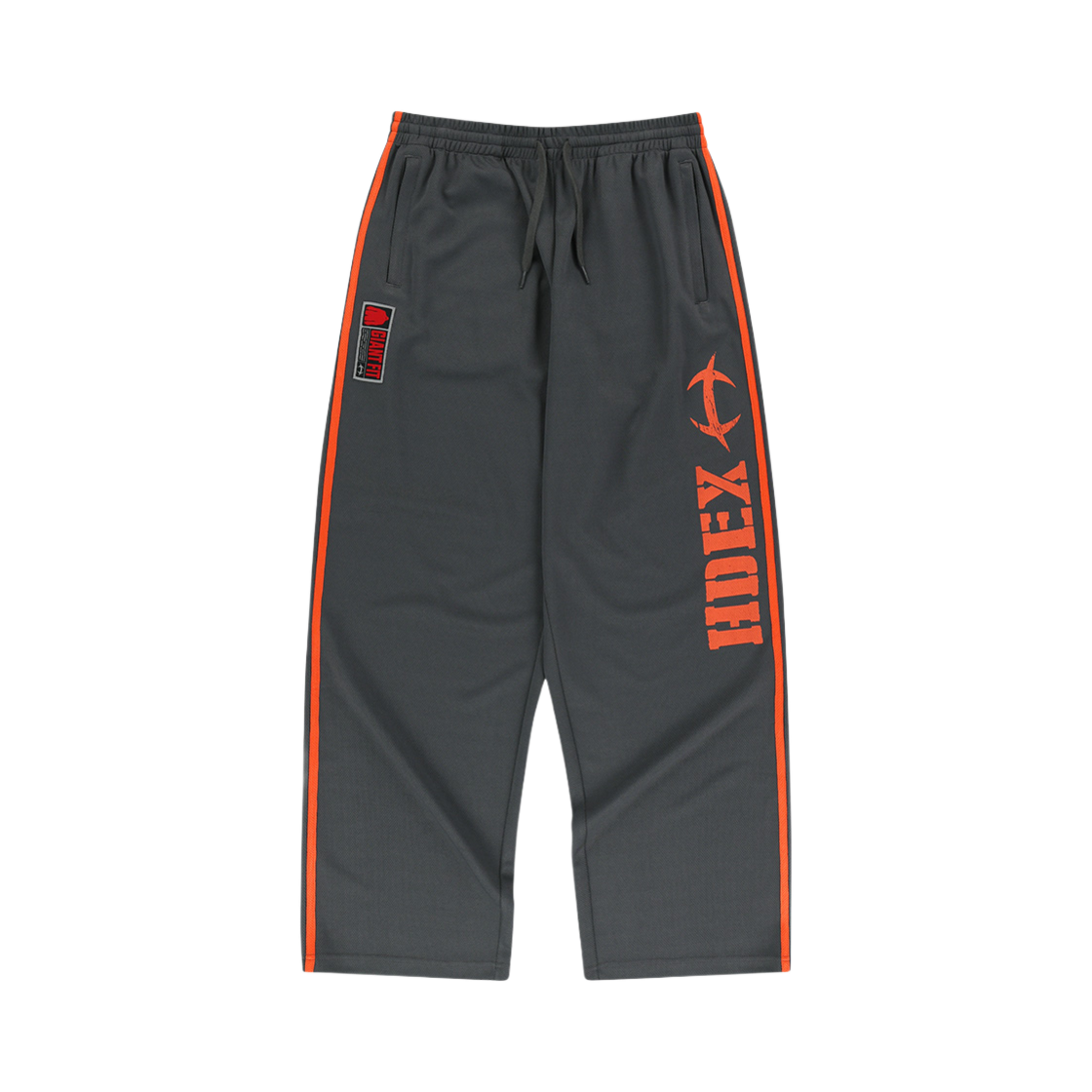 에이치덱스 자이언트핏 매쉬 와이드 팬츠 차콜