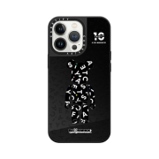 Casetify x Bearbrick 10th Anniversary Monogram MagSafe Mirror iPhone Case Black