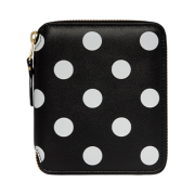 Comme des Garcons SA2100PD Polka Dot Wallet Black