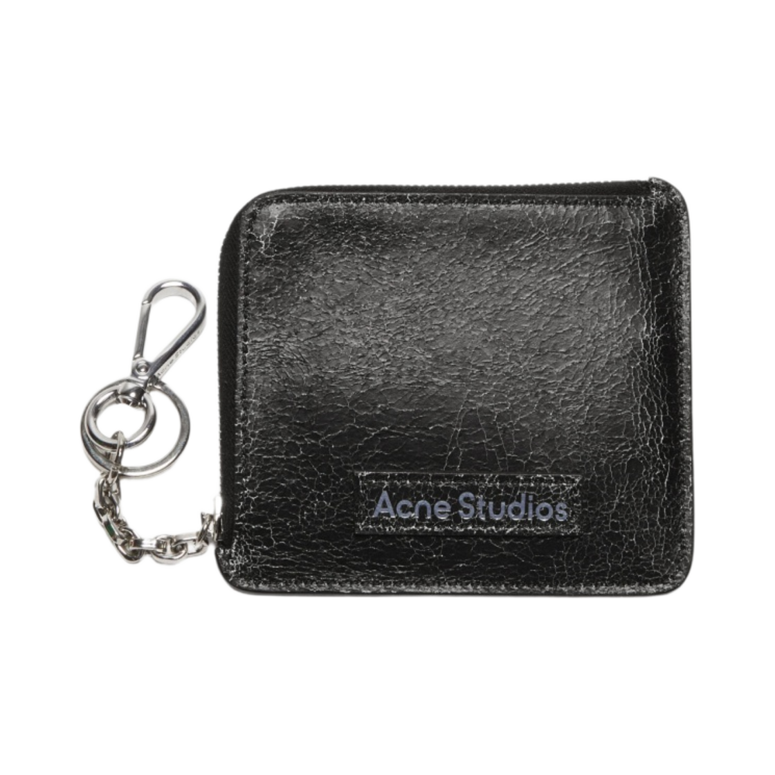 아크네 스튜디오 지퍼 레더 지갑 블랙(Acne Studios Zip Leather Wallet Black)