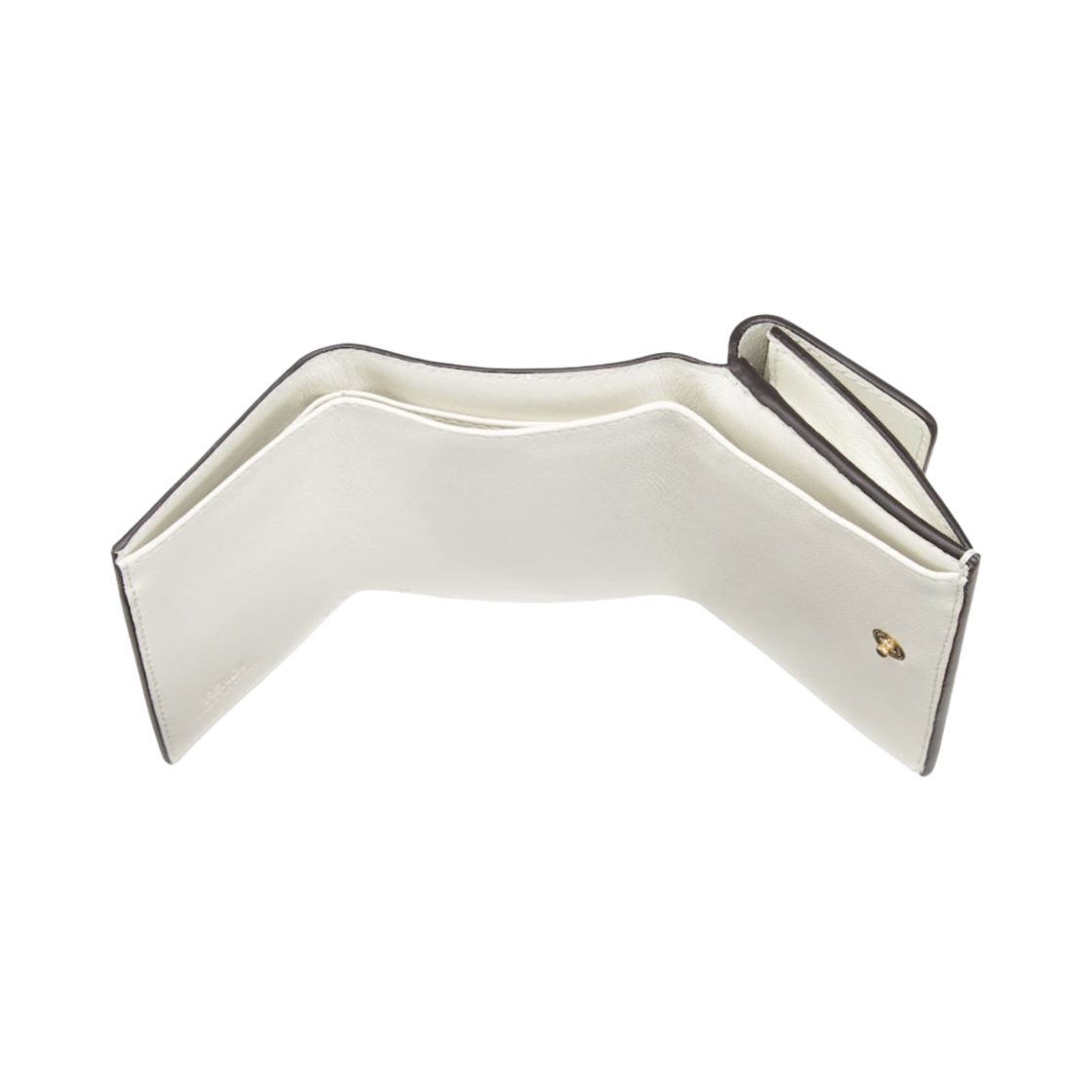 펜디 레더 메탈 체인 지갑 화이트(Fendi Leather Metal Chain Wallet White) - 4