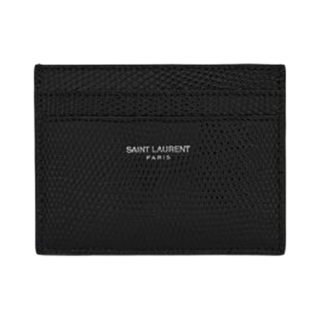 생로랑 파리 크레딧 카드 케이스 리자드 블랙(Saint Laurent Paris Credit Card Case in Lizard Black) - 1