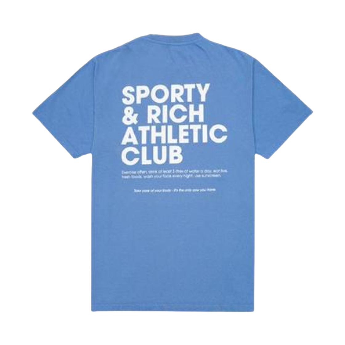 스포티 앤 리치 엑설사이즈 오픈 티셔츠 콘플라워 블루(Sporty & Rich Exercise Often T-Shirt Cornflower Blue) - 2