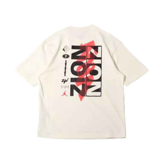 Jordan x Zion Seasonal S/S T-Shirt Sail - Asia