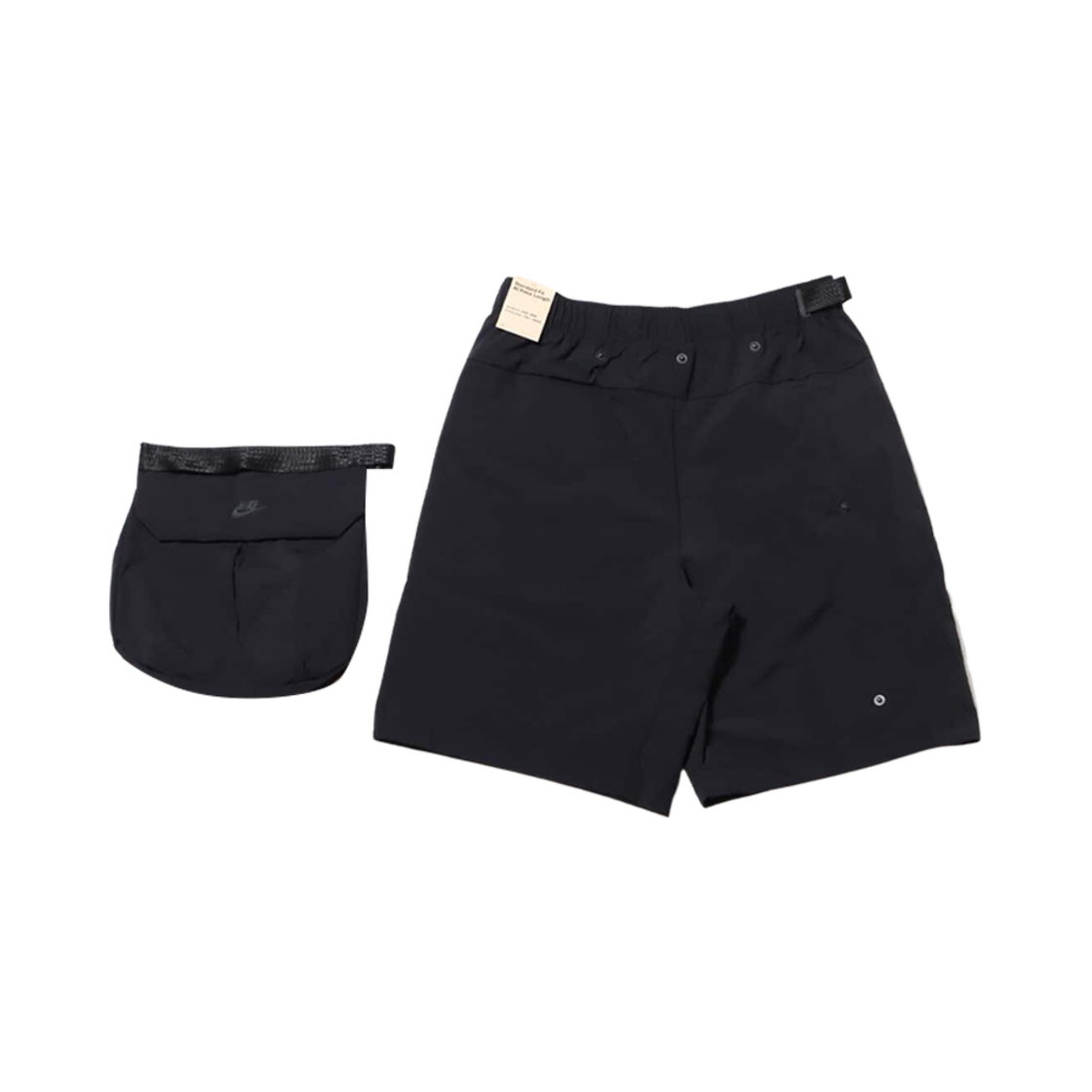 나이키 NSW 테크팩 우븐 언라인드 카고 쇼츠 블랙 - US/EU(Nike NSW Tech Pack Woven Unlined Cargo Shorts Black - US/EU) - 4