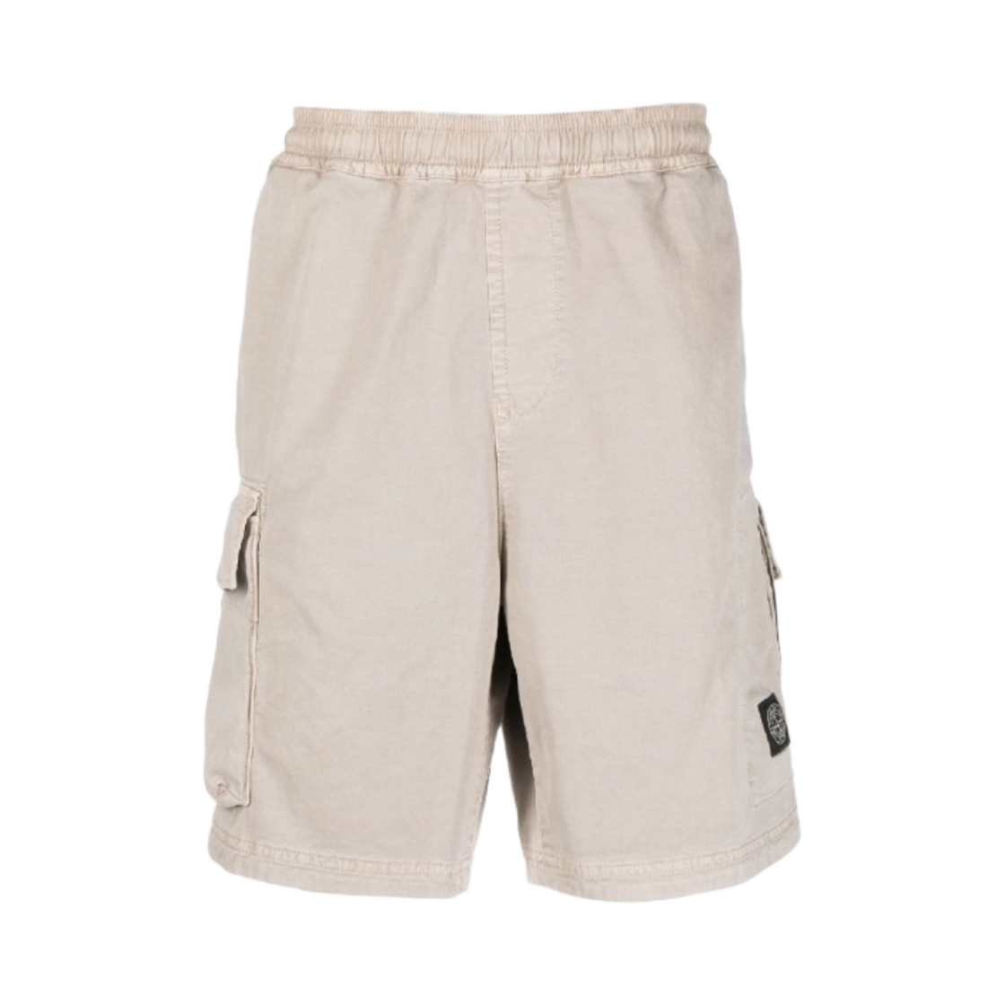 스톤 아일랜드 L1304 오가닉 코튼 올드 트리트먼트 카고 버뮤다 쇼츠 도브 그레이 - 23SS(Stone Island L1304 Organic Cotton Old Treatment Cargo Bermuda Shorts Dove Grey - 23SS) - 1