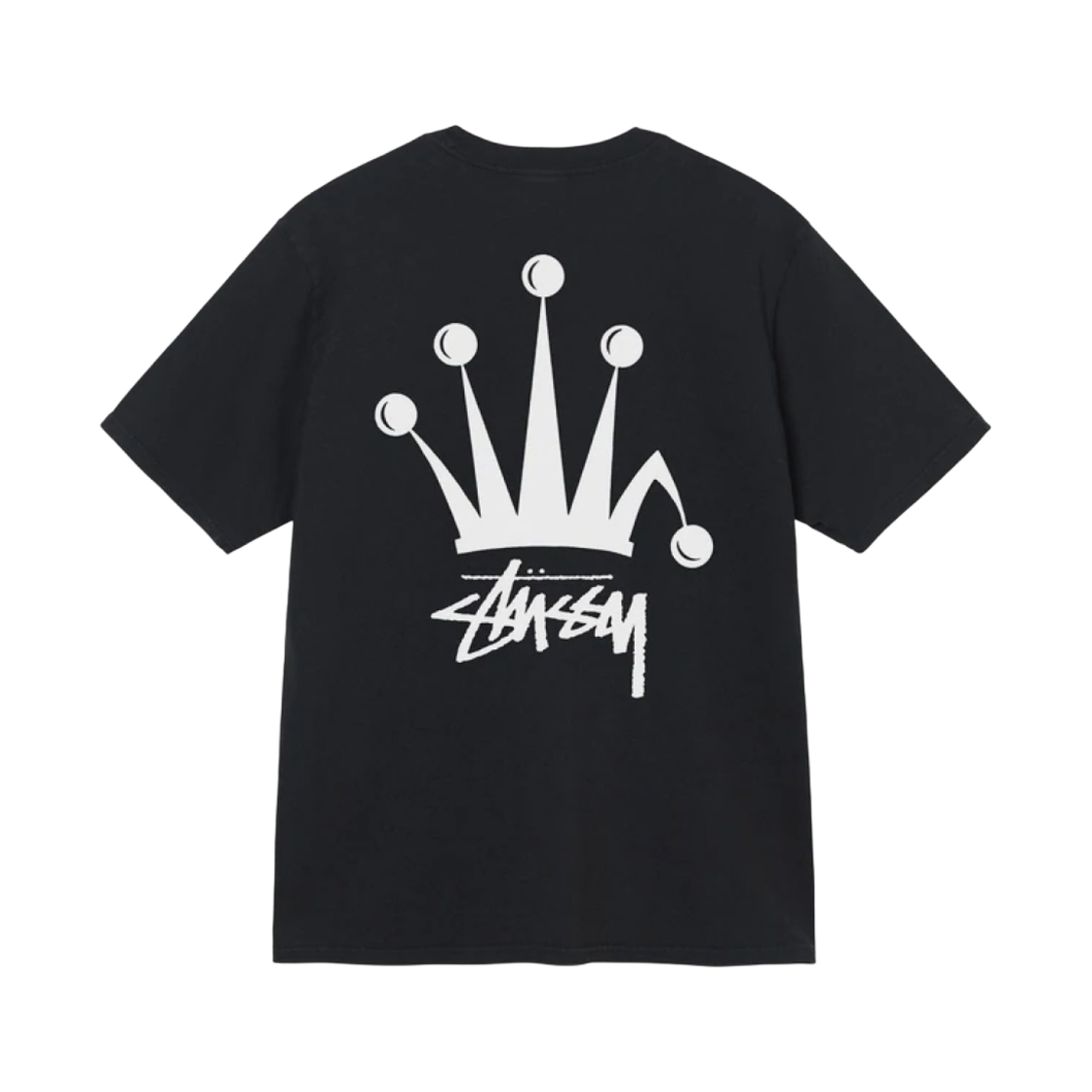 스투시 리갈 크라운 티셔츠 블랙(Stussy Regal Crown T-Shirt Black) - 1