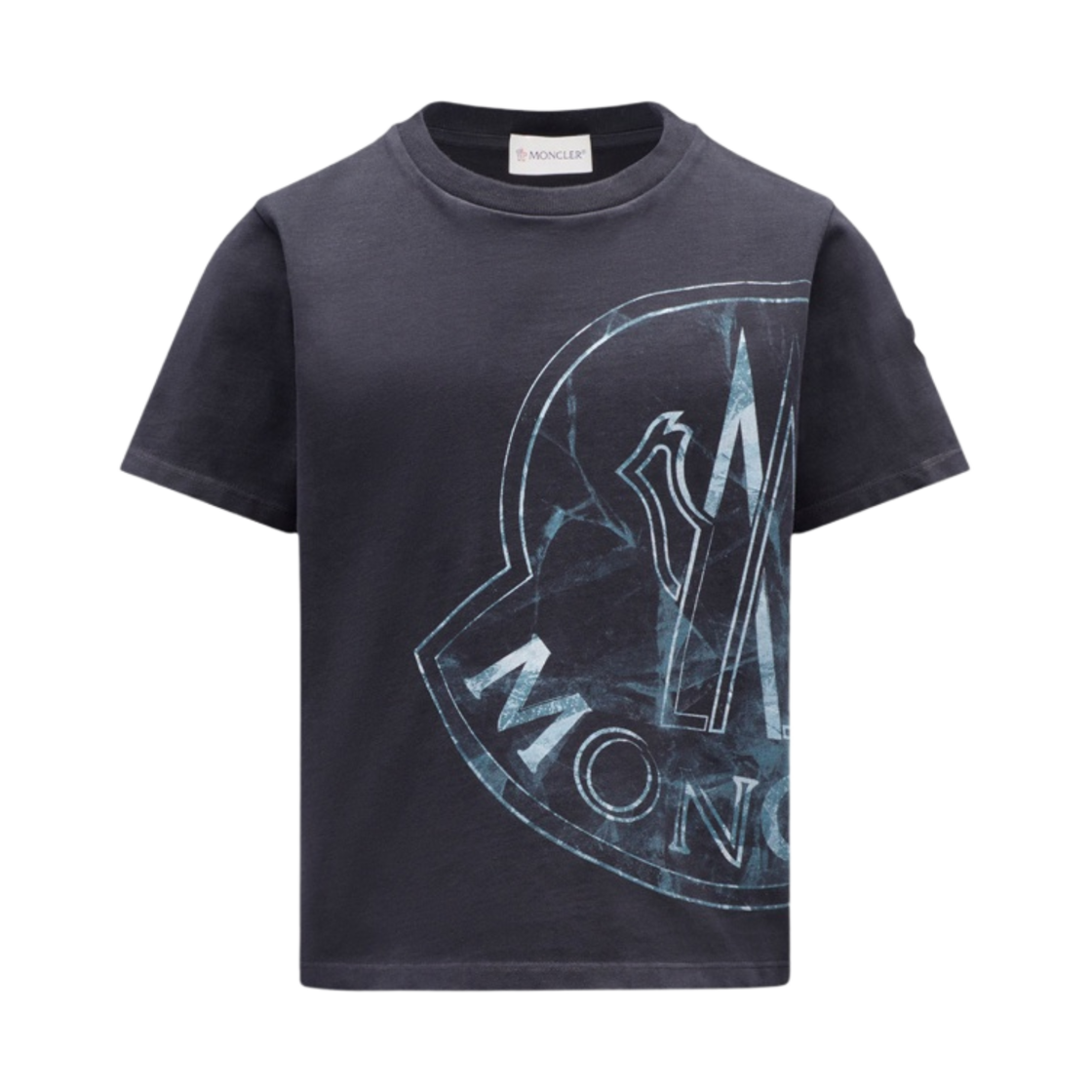 (키즈) 몽클레르 그래픽 로고 티셔츠 블랙 - 22FW((Kids) Moncler Graphic Logo T-shirt Black - 22FW) - 1