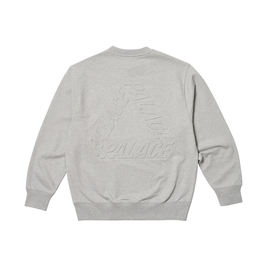 팔라스 보시 P3 크루넥 그레이 말 - 23SS(Palace Bossy P3 Crew Grey Marl - 23SS) - 1