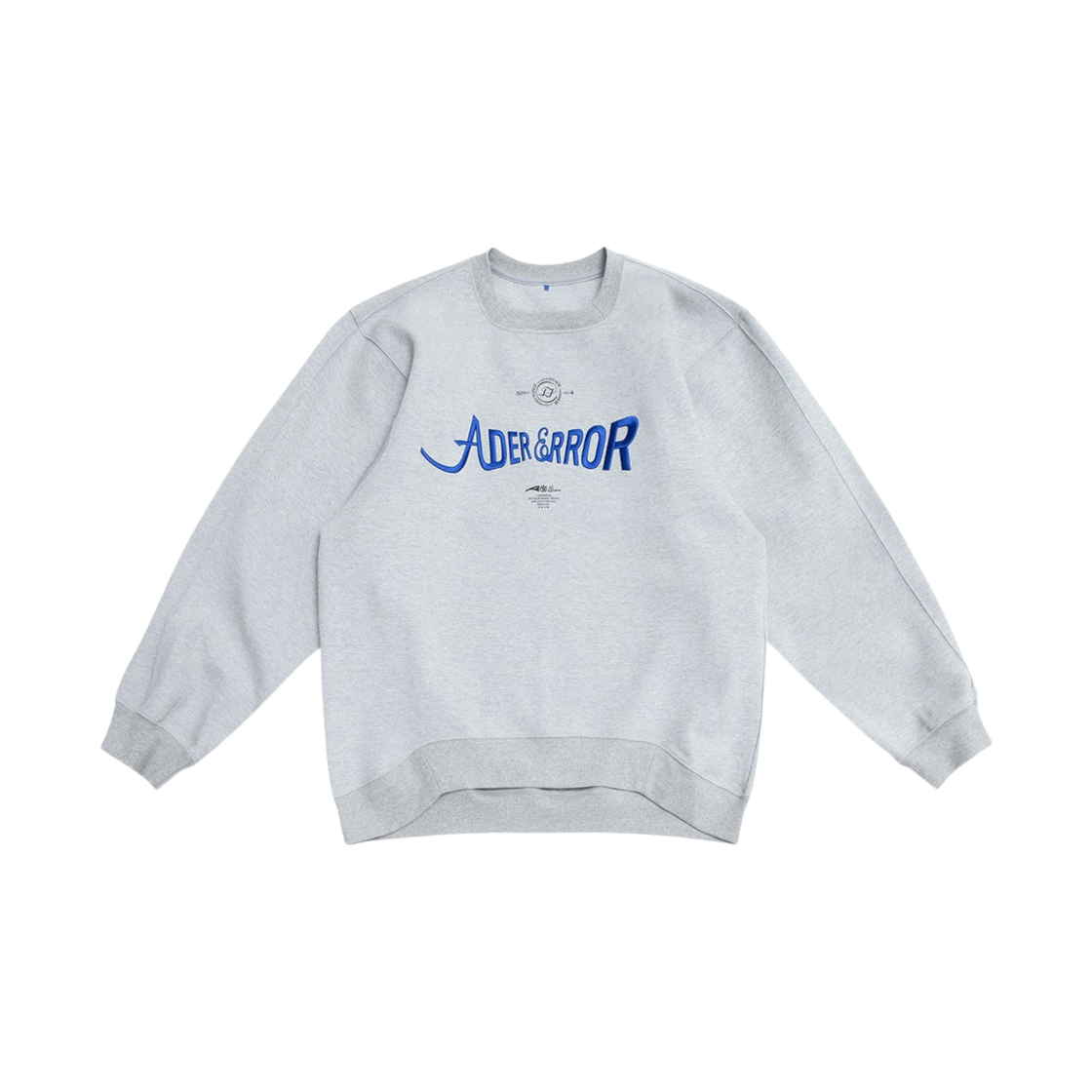 BLAFWSW07GR Ader Error Verif Logo Sweatshirt Grey