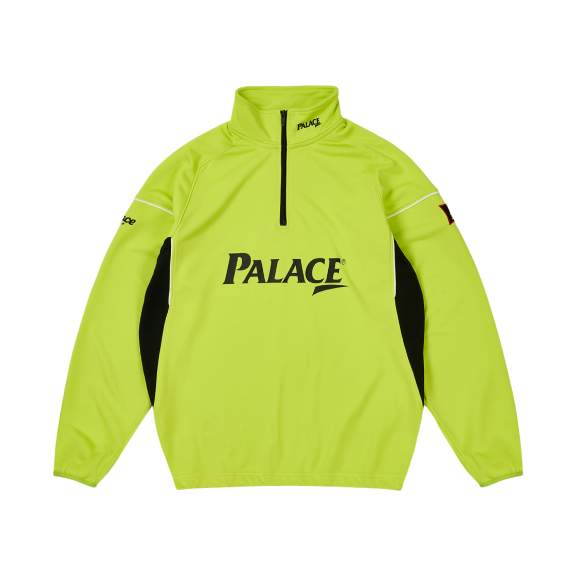 팔라스 홀 인 1/4 집 옐로우 - 25SS(Palace Hole In 1/4 Zip Yellow - 25SS) - 1