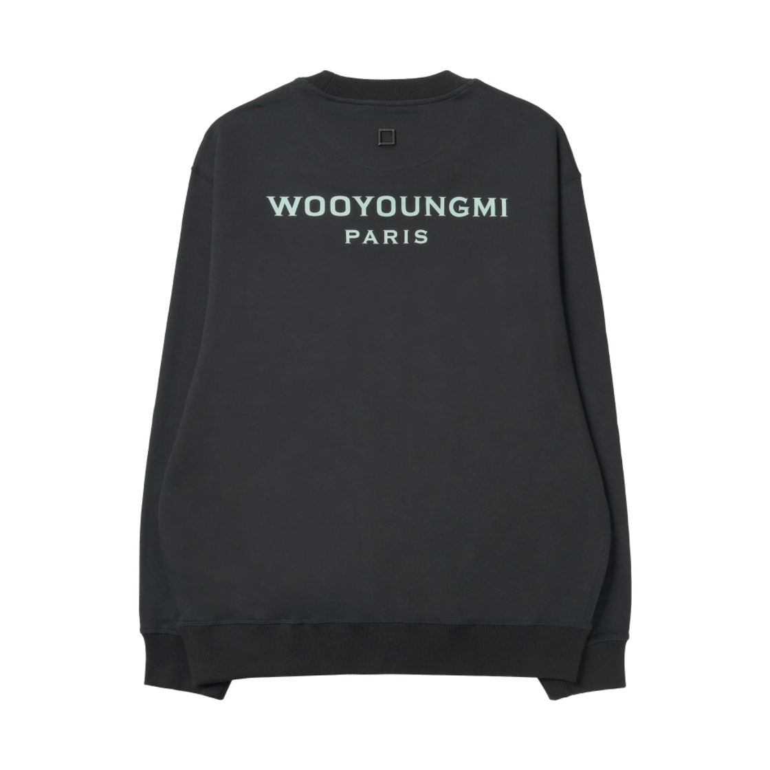 【Wooyoungmi】 Cotton Back Logo Hooded Sweatshirt Black WOOYOUNGMI / Black Cotton Logo Hoodie | eBay